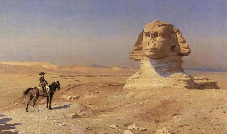 Jean-Leon Gerome Bonaparte Before the Sphinx oil painting picture